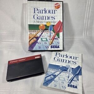 Vintage Parlour Games (Sega Master System) Complete, Tested!